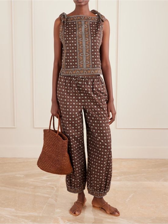 Doen Pants - Doen Set Amalia Top and Yarrow Pant Set